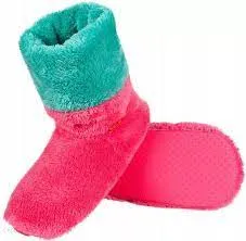 Unisex Slippers Socks, Warm Fluffy Socks with Sherpa Fleece Non Slip