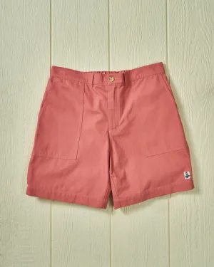 Ventura Short in Nautical Red Canvas