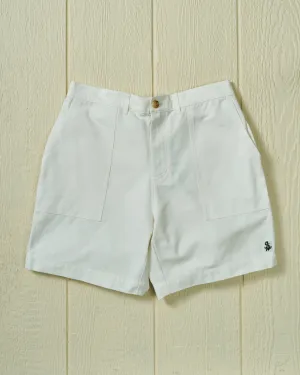 Ventura Short in White Canvas