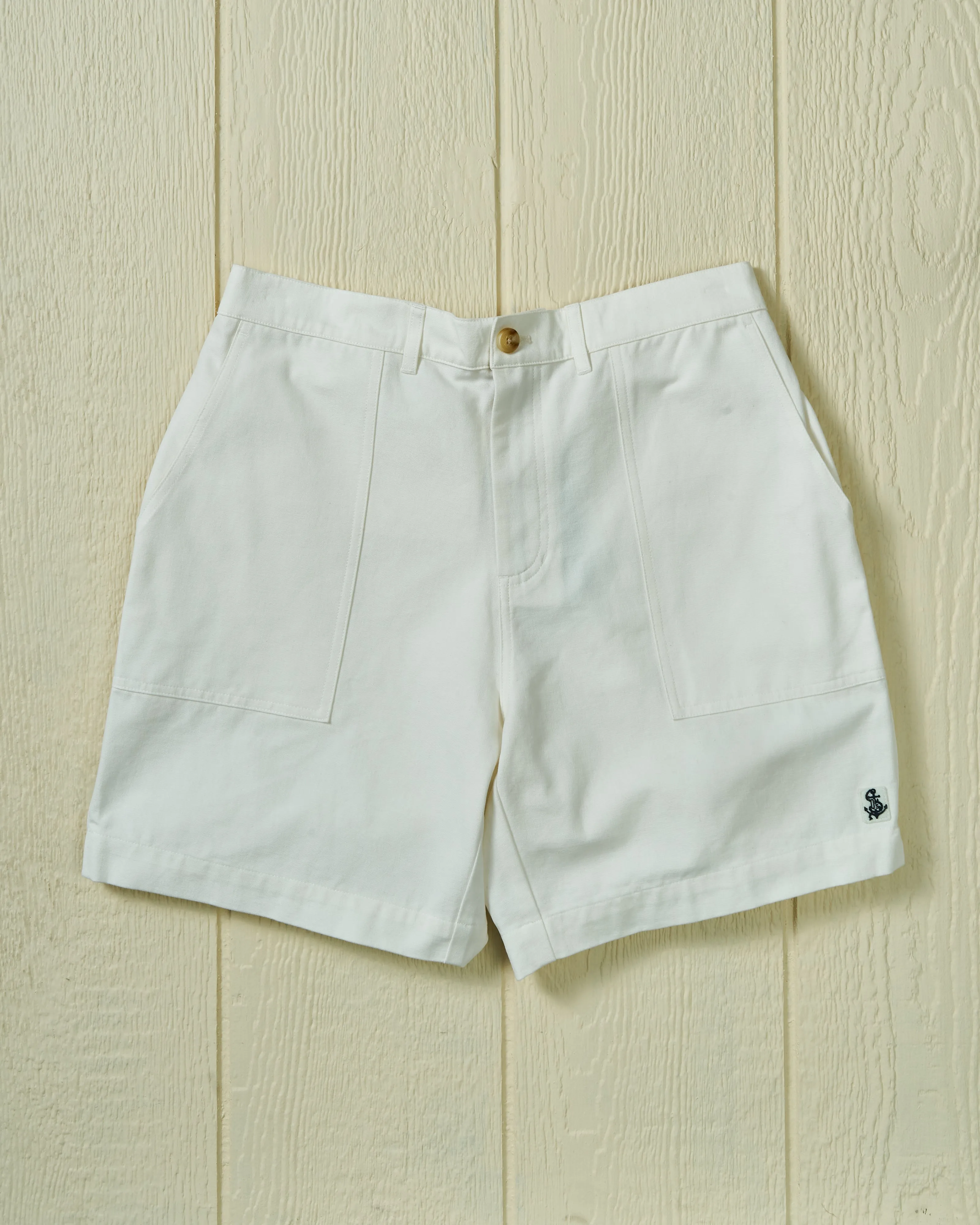 Ventura Short in White Canvas