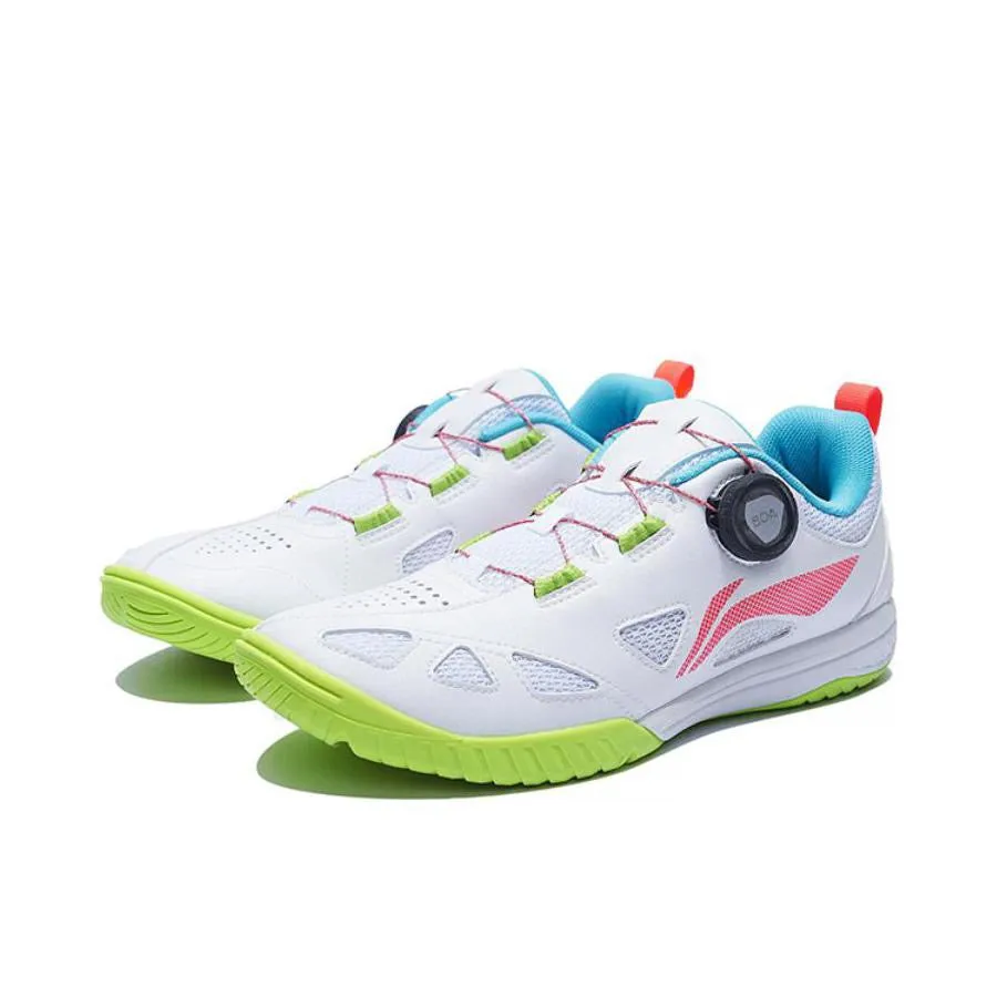 【Wang Chuqin】Li-Ning Mage Ess Table Tennis Shoes - White/Green