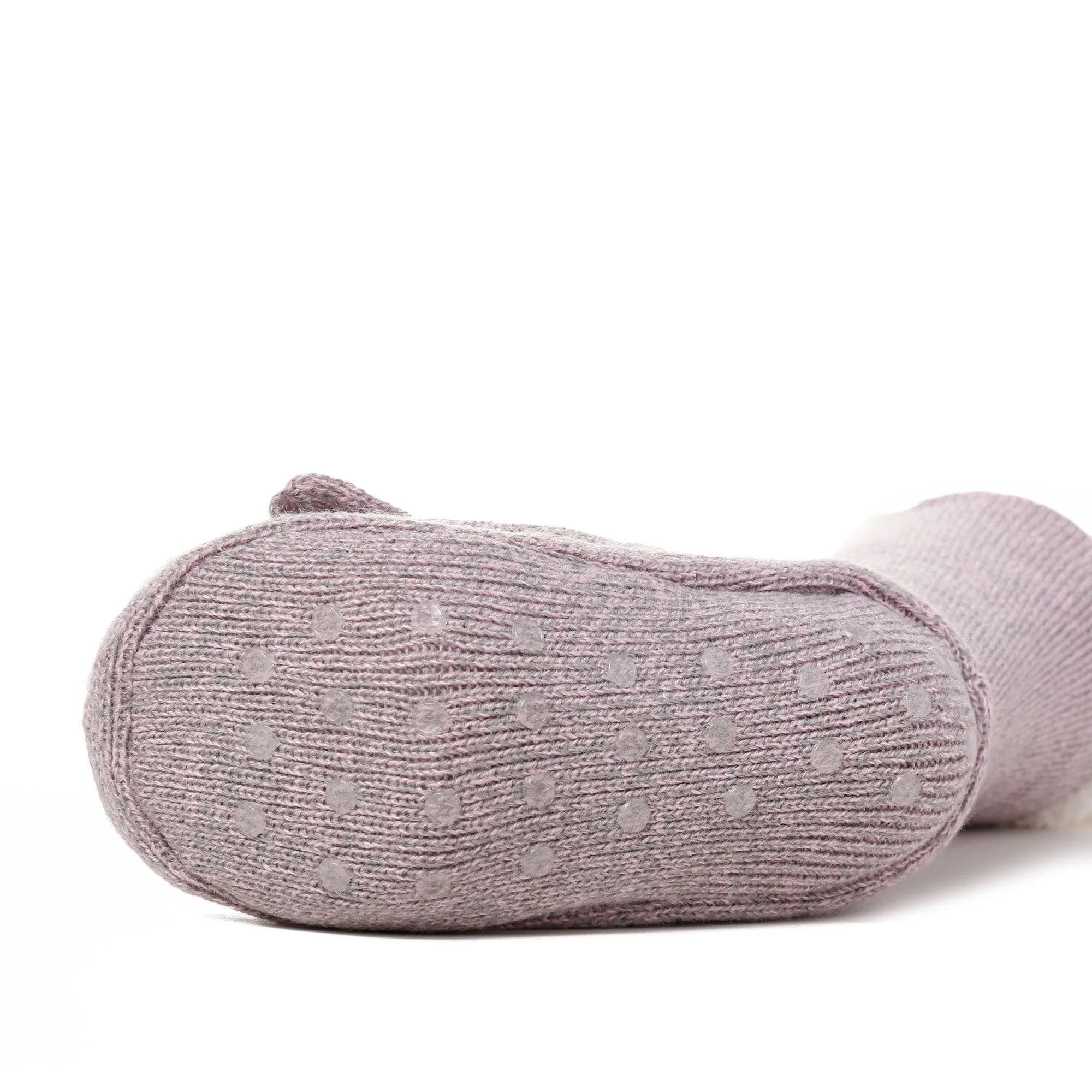 Women's Cute Knit Dog Slipper Socks