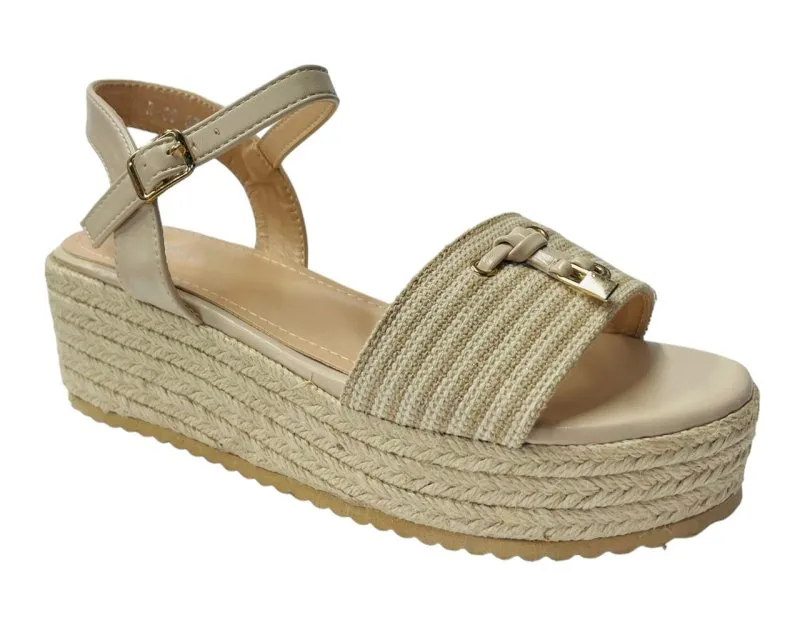 Women's Light Weight Espadrilles Ankle Strap Sandals