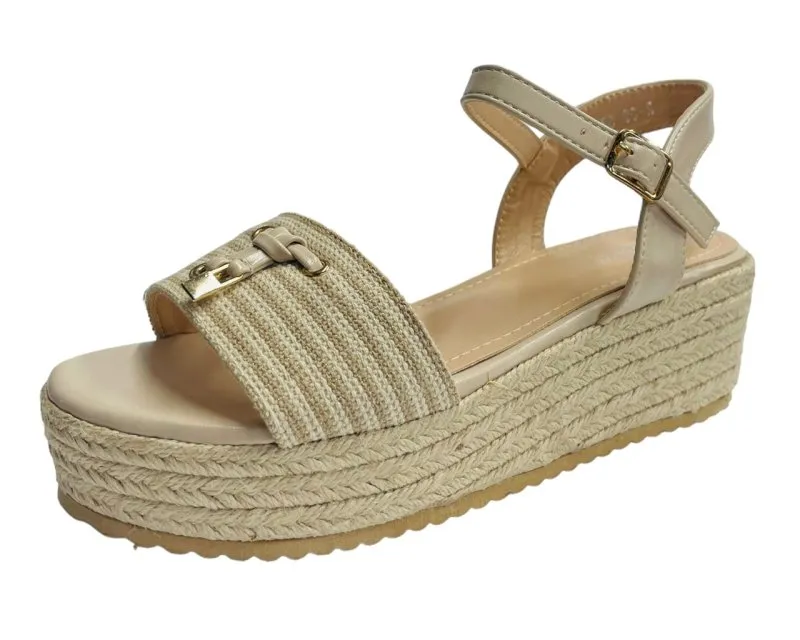 Women's Light Weight Espadrilles Ankle Strap Sandals