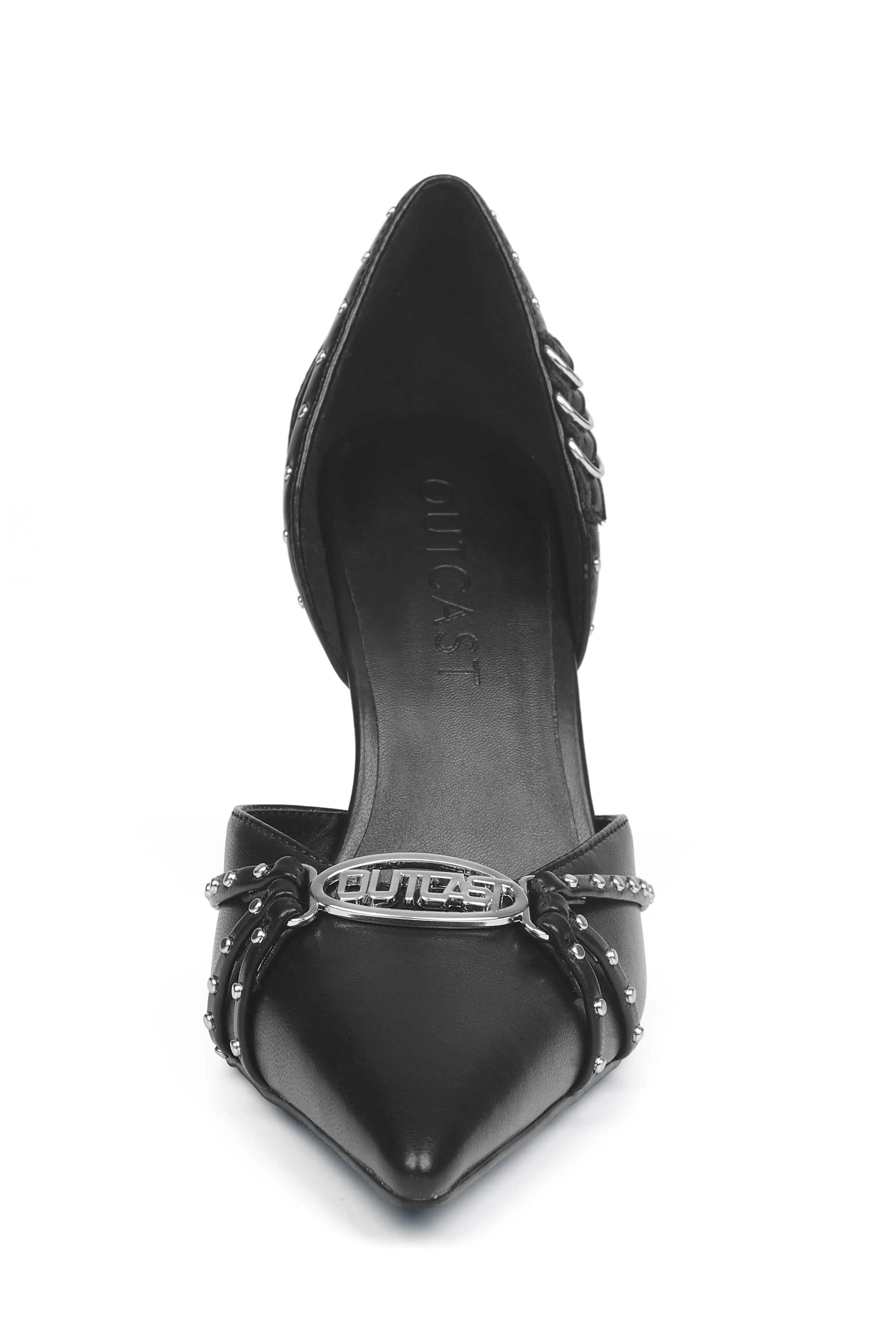 ZANETA PU HEELS BLACK